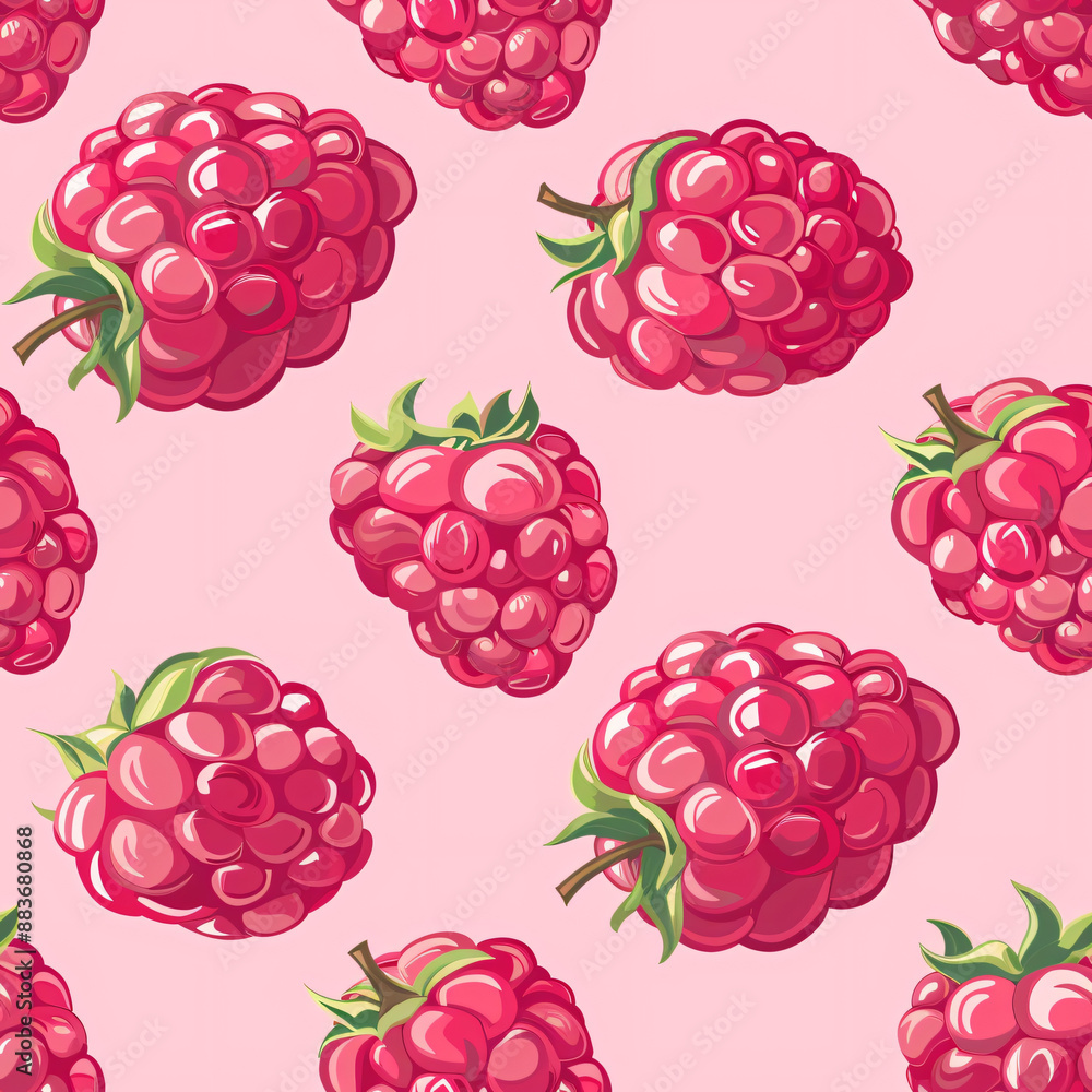 A seamless raspberry pattern, perfect for candy wrappers. This repeating design features the unique and vibrant essence of blue raspberries in a detailed, illustrated style A seamless raspberry pattern, perfect for candy wrappers. This repeating design features the unique and vibrant essence of blue raspberries in a detailed, illustrated style