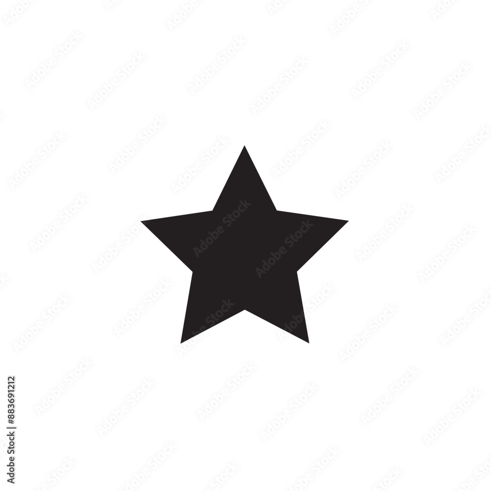 Illustration vector of black single stars. star icon glyph style design. Illustration vector of black single stars. star icon glyph style design.