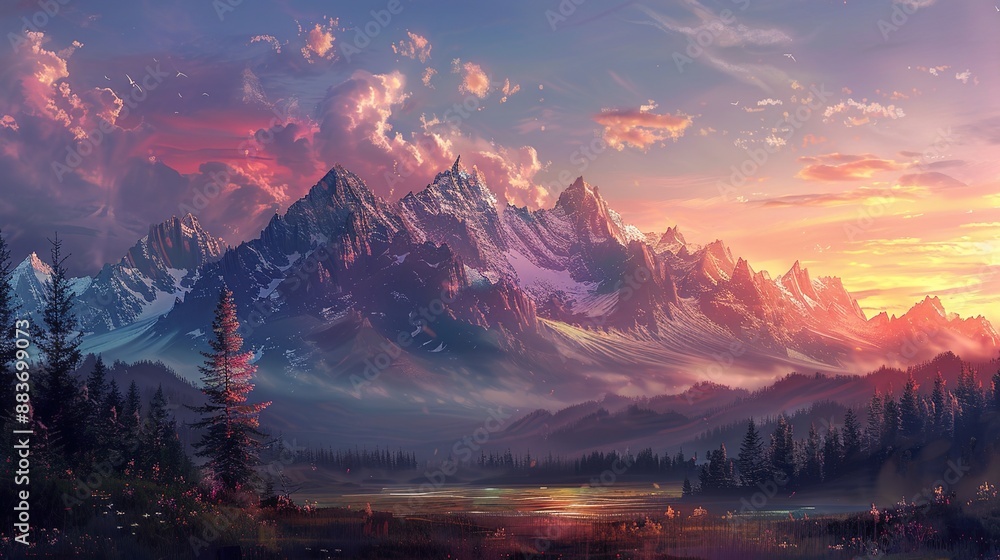 Obraz premium Mountain wallpaper