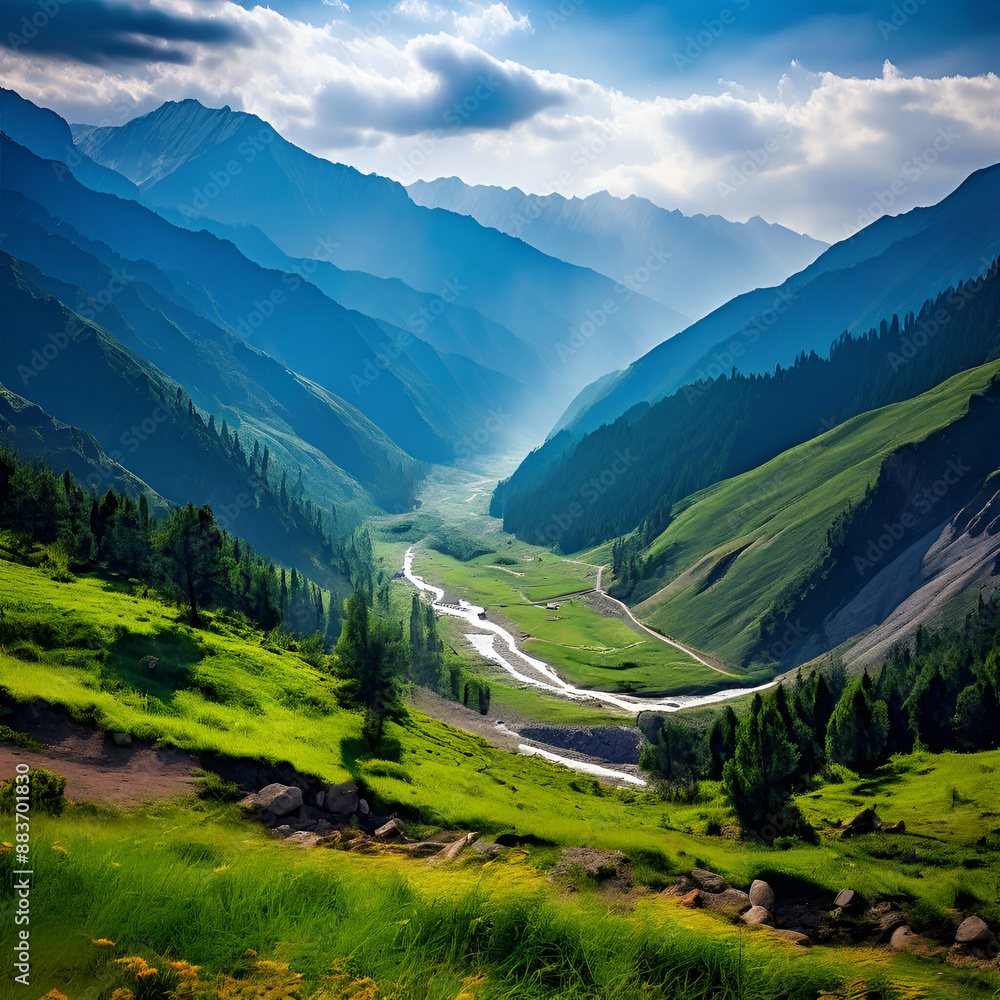 swiss mountains landscape