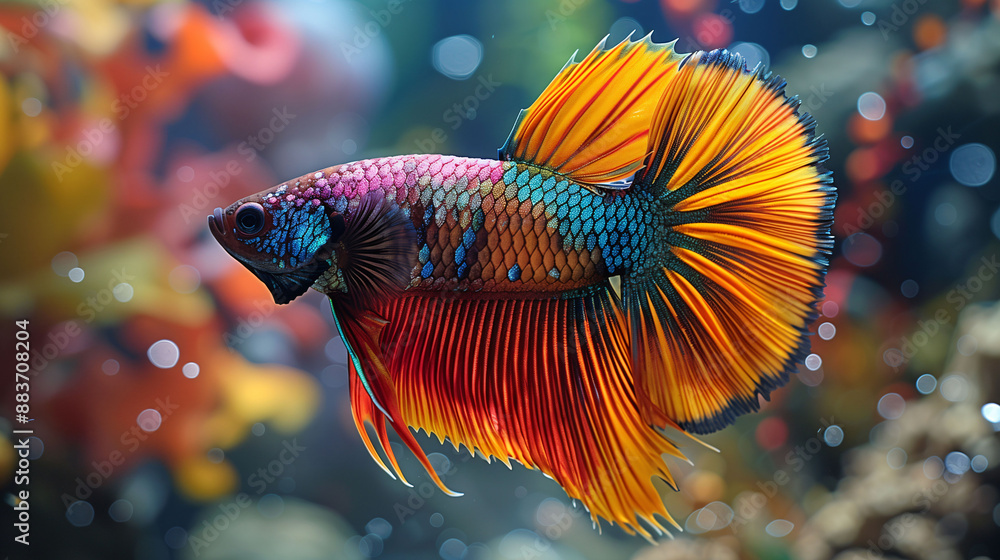 Betta fish are very beautiful in color Betta fish are very beautiful in color