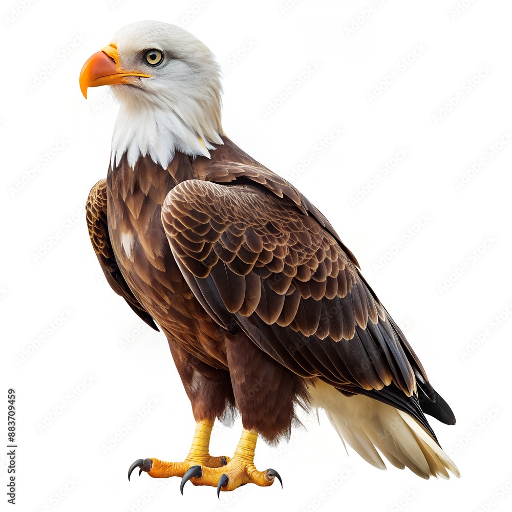 Obraz premium eagle isolated image white background