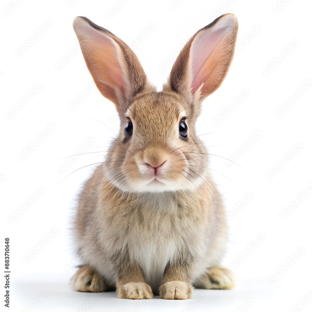 rabbit isolated image white background rabbit isolated image white background