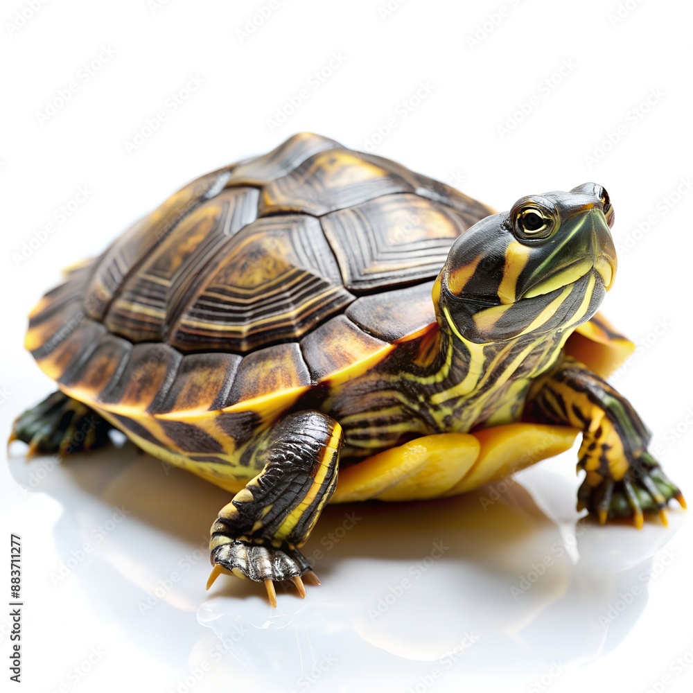 Obraz premium turtle isolated image white background