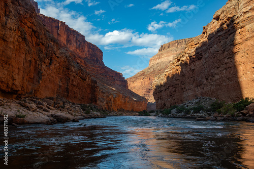 canyon of the river