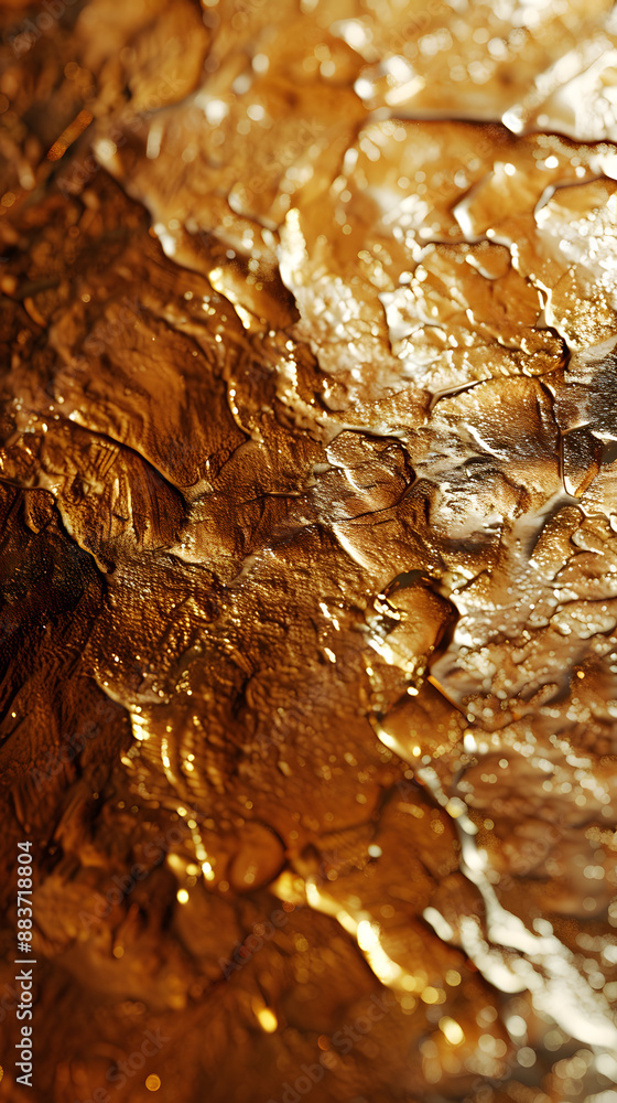 In this closeup video, you can admire intricate golden abstract textures perfect for highend artistic projects and backgrounds with a brilliant and creative design aesthetic In this closeup video, you can admire intricate golden abstract textures perfect for highend artistic projects and backgrounds with a brilliant and creative design aesthetic