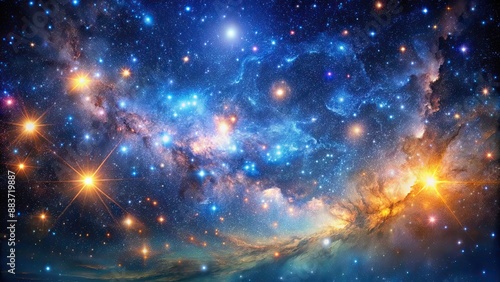 A breathtaking view of the cosmos filled with countless stars, stars, space, astronomy, galaxy, universe