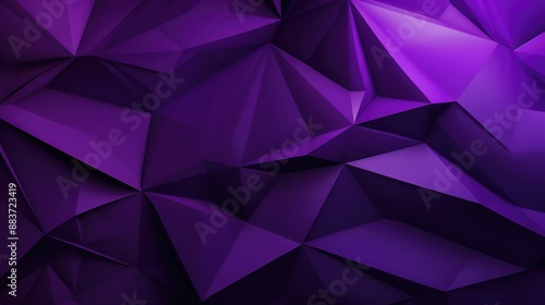 Purple 3d triangles wallpaper