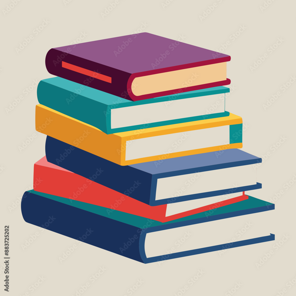 Book icon vector illustration on white background Book icon vector illustration on white background