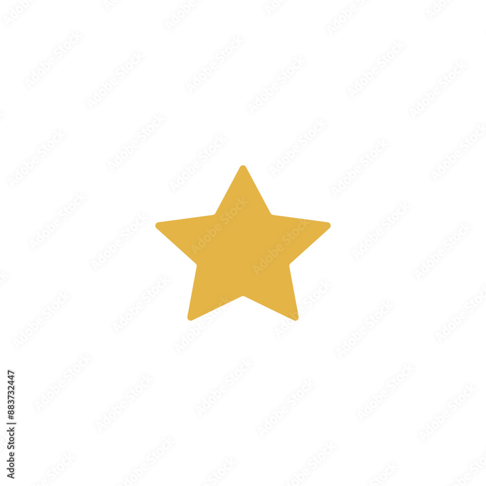 The Star icon design illustration.
The Star icon design illustration.
