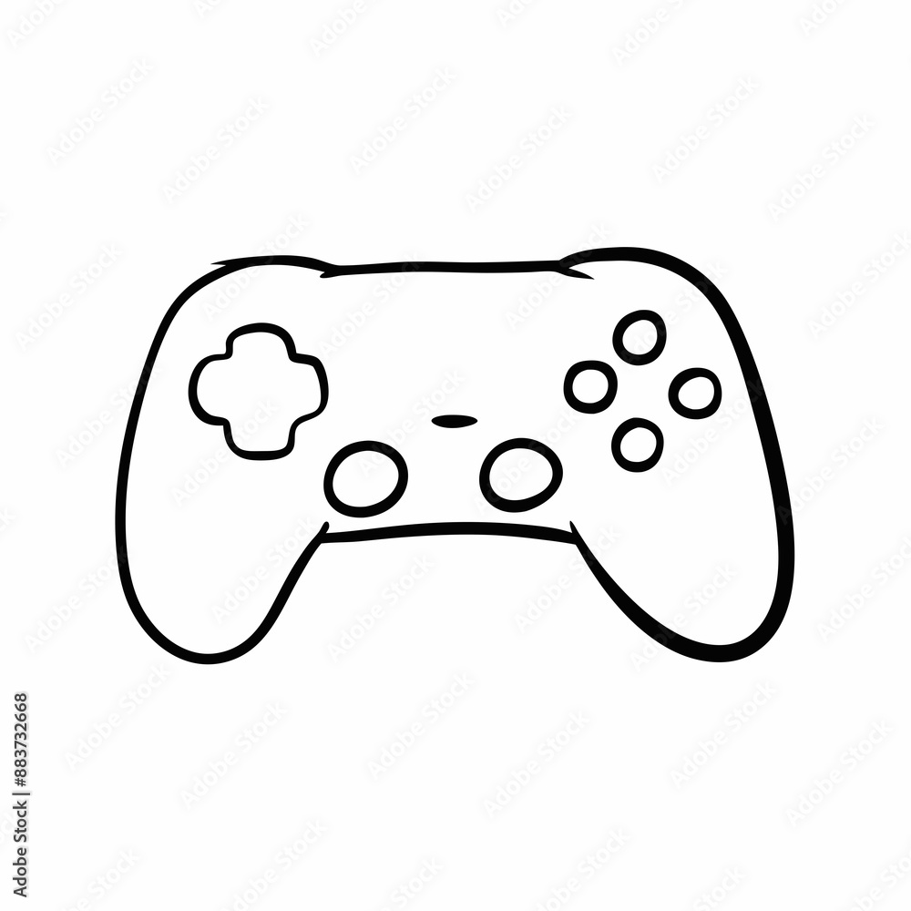Gaming controller vector illustration Gaming controller vector illustration