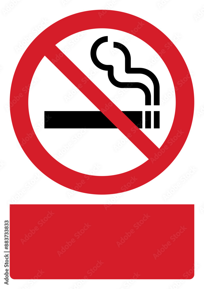ISO prohibition safety signs_no smoking your custom message here portrait size a4/a3/a2/a1 ISO prohibition safety signs_no smoking your custom message here portrait size a4/a3/a2/a1