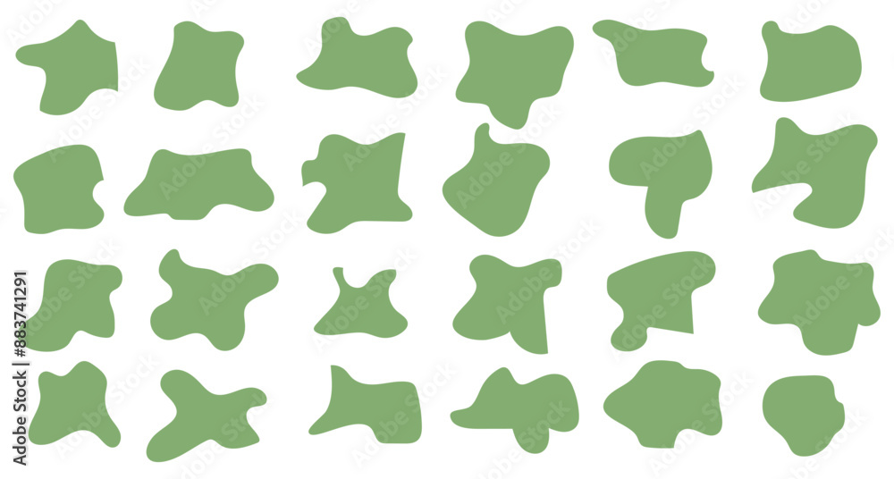 Set of freeform organic elements. Doodle design shapes.
Set of freeform organic elements. Doodle design shapes.