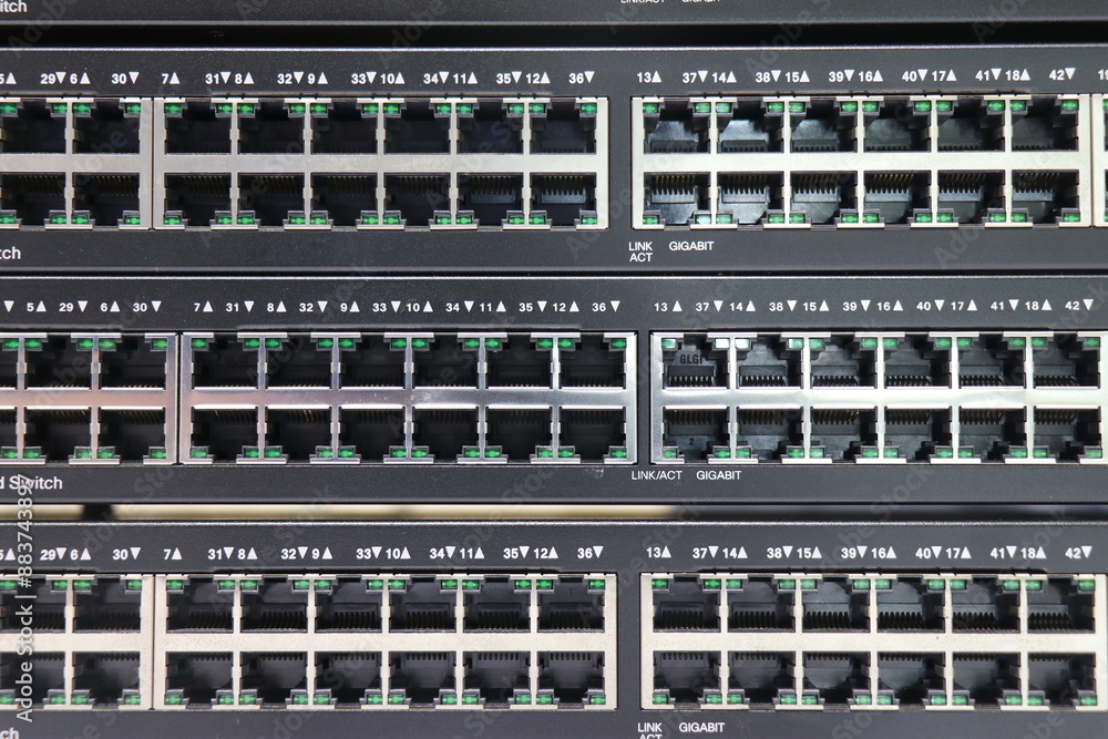 Switch for network connected with RJ45 Switch for network connected with RJ45