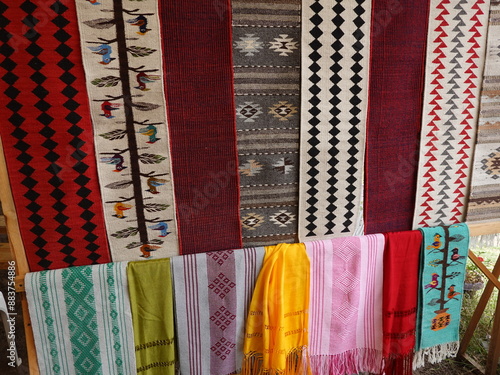 textile of zapotec in mexico