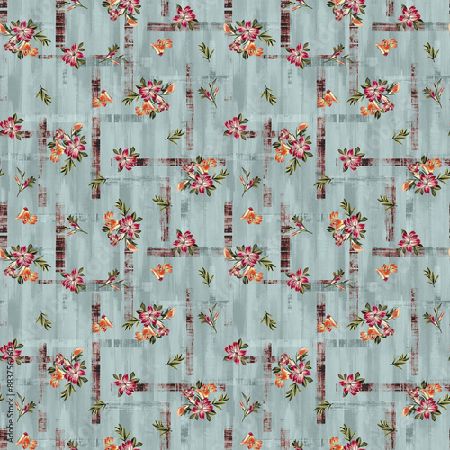 
Elegant fabric for fashion prints Seamless Allover Pattern Design