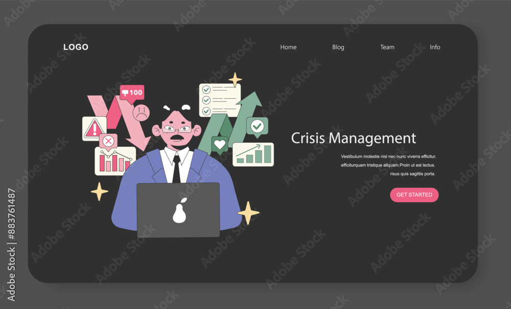 Digital Strategy. Flat Vector Illustration Digital Strategy. Flat Vector Illustration