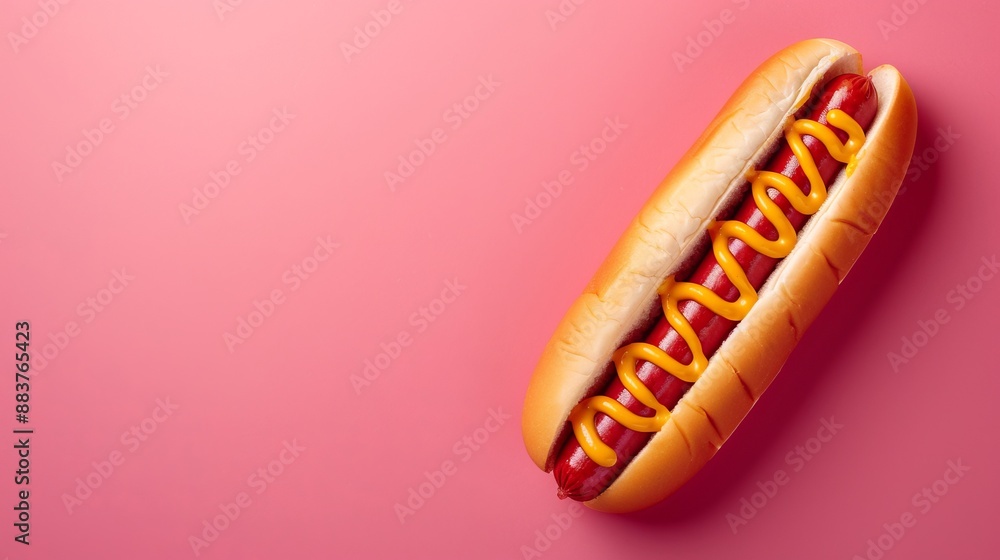 hotdog with copy space hotdog with copy space