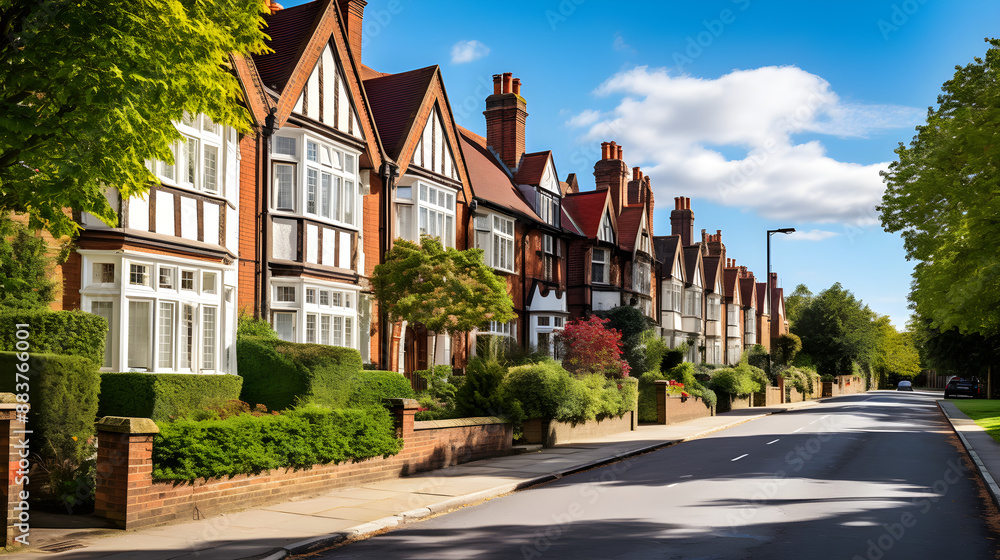 Quintessential British Residential Architecture Embodying Tranquility & Charm Quintessential British Residential Architecture Embodying Tranquility & Charm