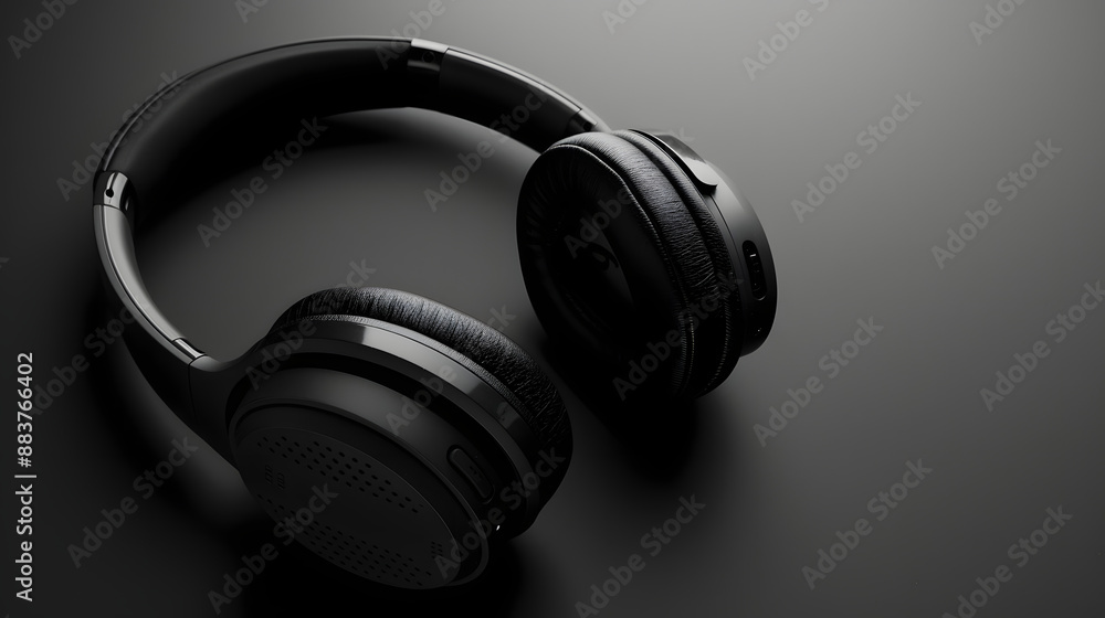Colorful headphone concept designs with attractive background. Colorful headphone concept designs with attractive background.