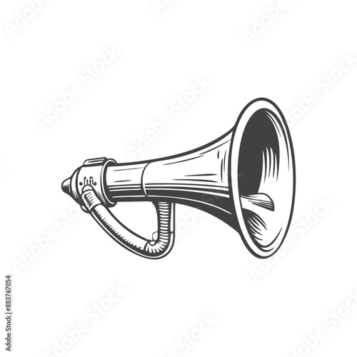 Megaphone  concept illustration