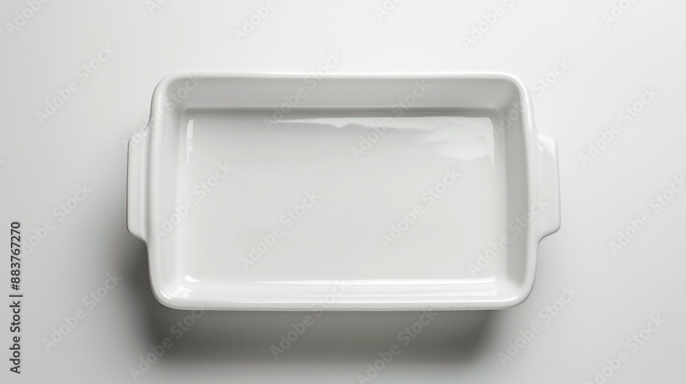 White Square Dish White Square Dish