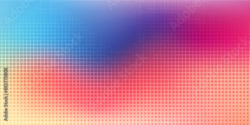 Smooth and blurry colorful gradient mesh background. Modern bright rainbow colors. Easy editable soft colored vector banner template. Premium quality