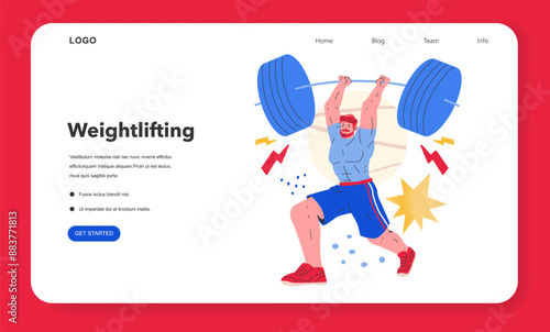 Olympic Games. Flat Vector Illustration