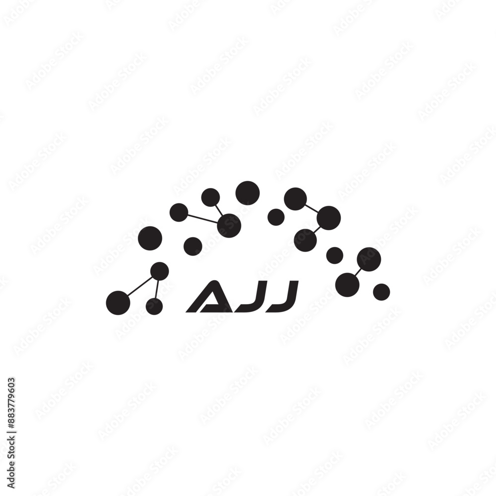 AJJ letter logo design on white background. Creative  modern AJJ letter logo design. Vector design.