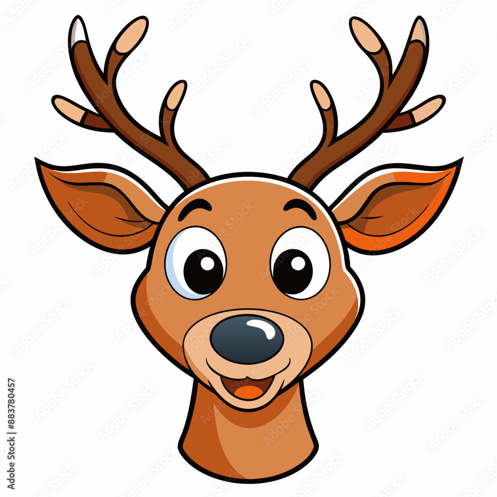 Christmas reindeer Vector Illustration, reindeer Vector Art, Christmas reindeer Silhouette, rudolph the reindeer cartoon Character icon Christmas reindeer Vector Illustration, reindeer Vector Art, Christmas reindeer Silhouette, rudolph the reindeer cartoon Character icon