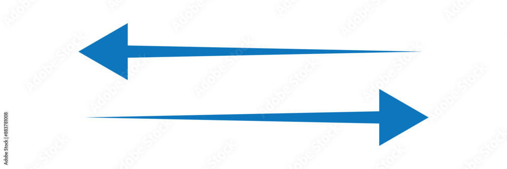 Blue long arrow pointing to the right. Straight long arrow icon, right thin line, blue cursor, horizontal element, thick pointer vector long arrow icon isolated on white background. vector.
Blue long arrow pointing to the right. Straight long arrow icon, right thin line, blue cursor, horizontal element, thick pointer vector long arrow icon isolated on white background. vector.