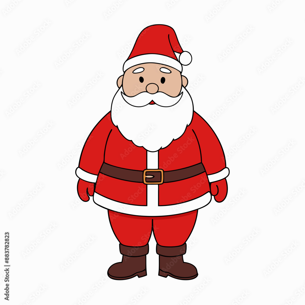 Christmas santa claus Vector Illustration, santa claus Vector Art, Christmas santa claus Silhouette, santa claus with a bag cartoon Character icon Christmas santa claus Vector Illustration, santa claus Vector Art, Christmas santa claus Silhouette, santa claus with a bag cartoon Character icon