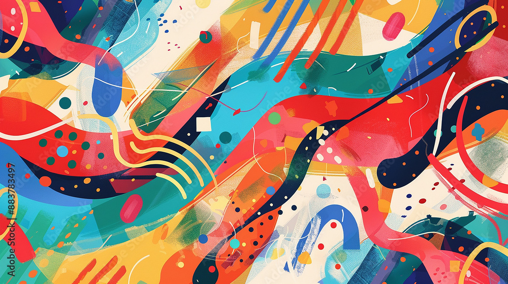 Obraz premium Modern illustration of an abstract card background in modern style Wallpaper design