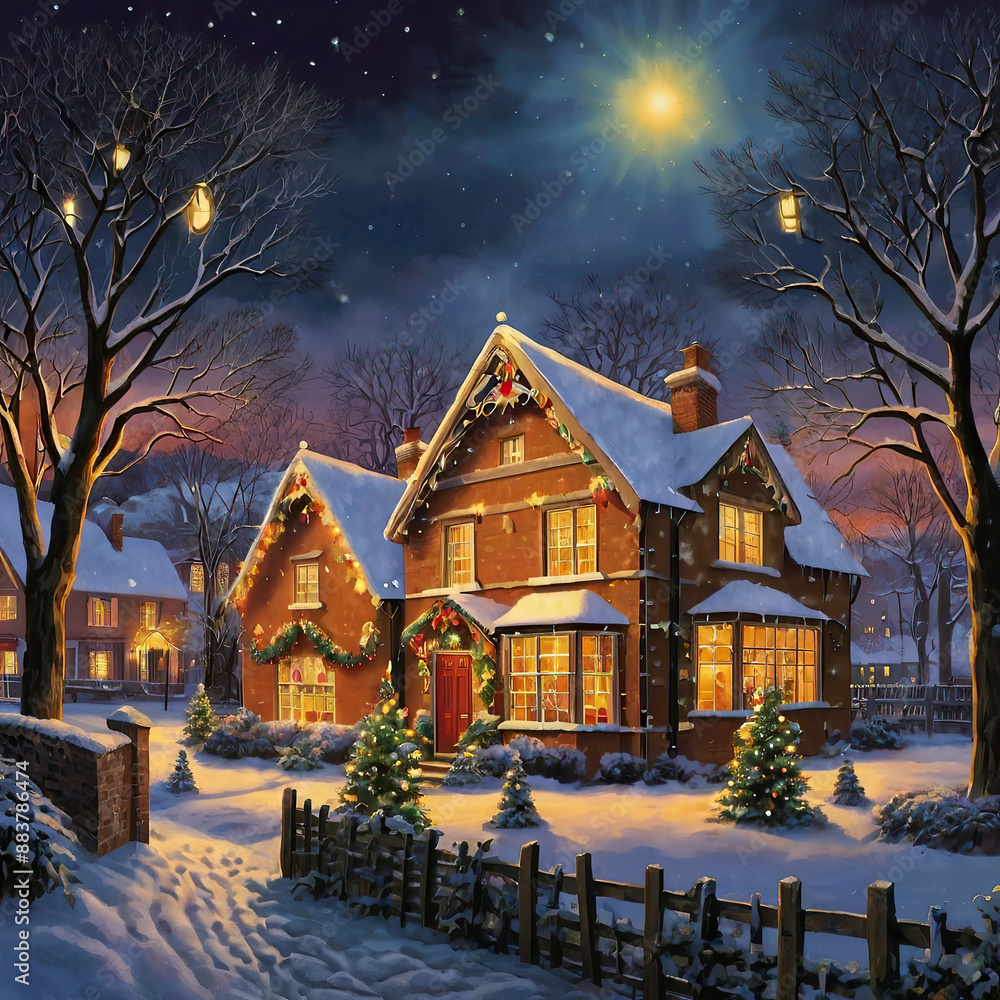 Christmas tree in the city