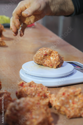 It is advisable to get the ground meat mixture ready before proceeding with the cooking procedure