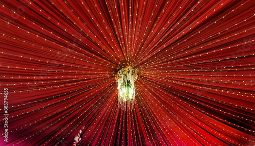 Gorgeous celebration background with striking array of glittering lights for festival events, musical party multi color background photo.