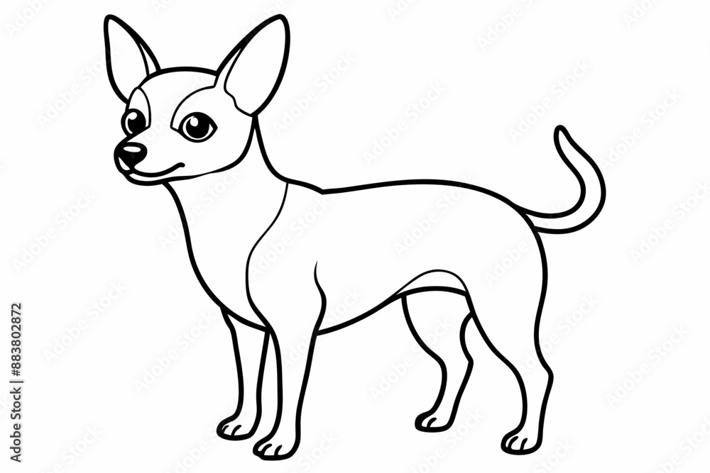 Chihuahua Dog line art vector illustration, Dogs and puppies in different breed, corgi, golden retriever, poses, sitting, standing, jump
Chihuahua Dog line art vector illustration, Dogs and puppies in different breed, corgi, golden retriever, poses, sitting, standing, jump