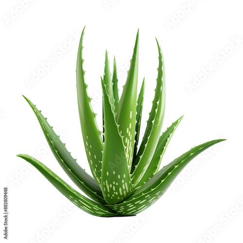 Organic green fresh aloe Vera transparent gel isolated on  PNG