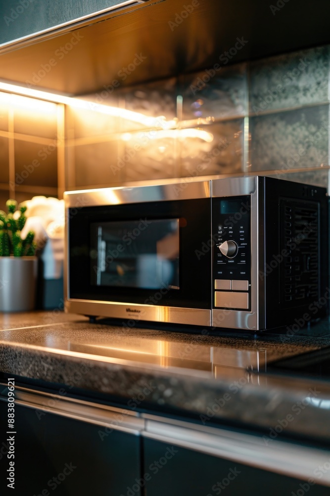 Microwave on Kitchen Counter Microwave on Kitchen Counter