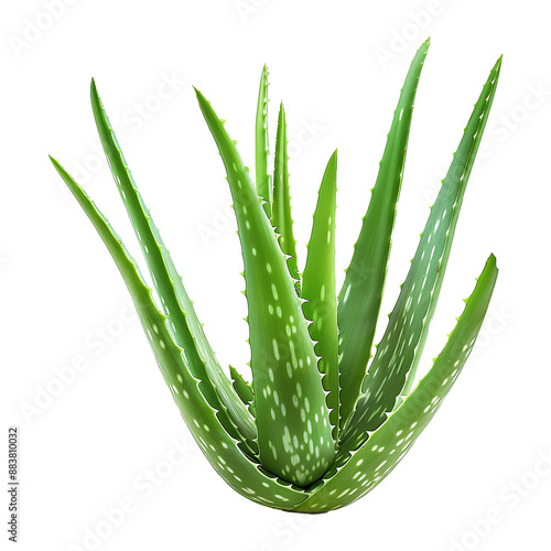 Organic green fresh aloe Vera transparent gel isolated on  PNG