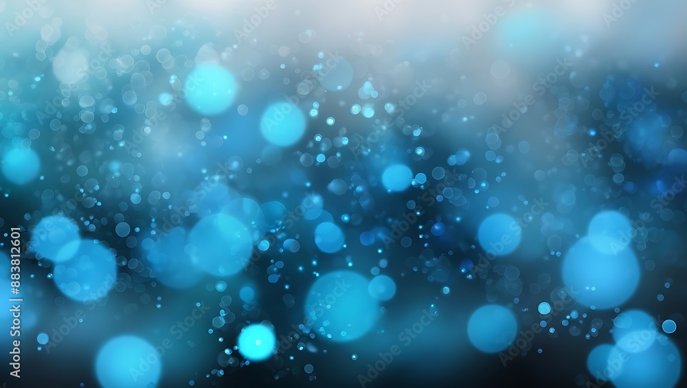 Blue Glow Particle Abstract Bokeh Background Blue Glow Particle Abstract Bokeh Background