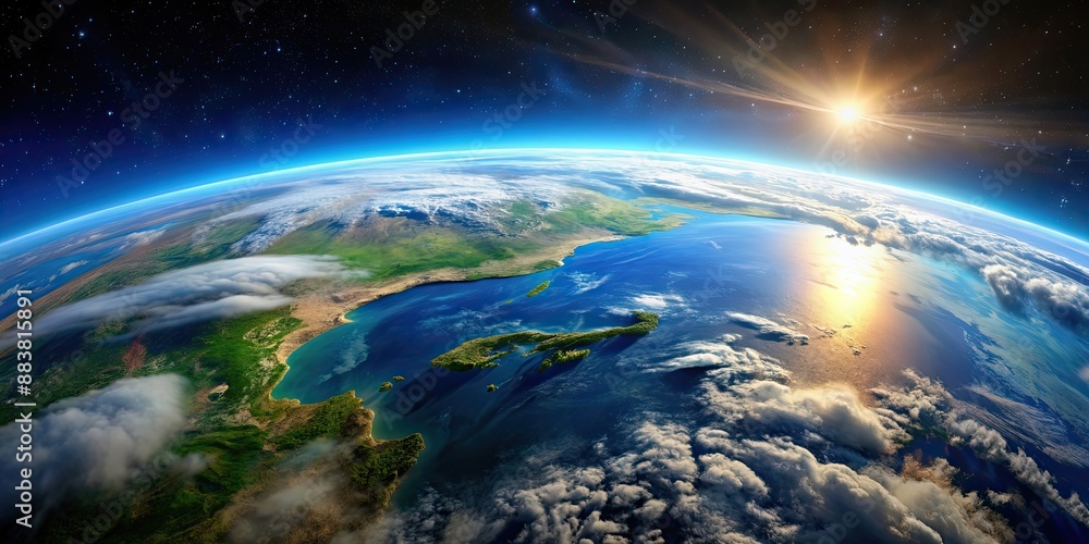 A stunning aerial view of Earth from space, planet, world, globe, space, atmosphere, environment, nature, blue, earthrise A stunning aerial view of Earth from space, planet, world, globe, space, atmosphere, environment, nature, blue, earthrise