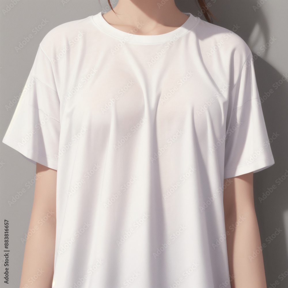 Interesting white T-shirt