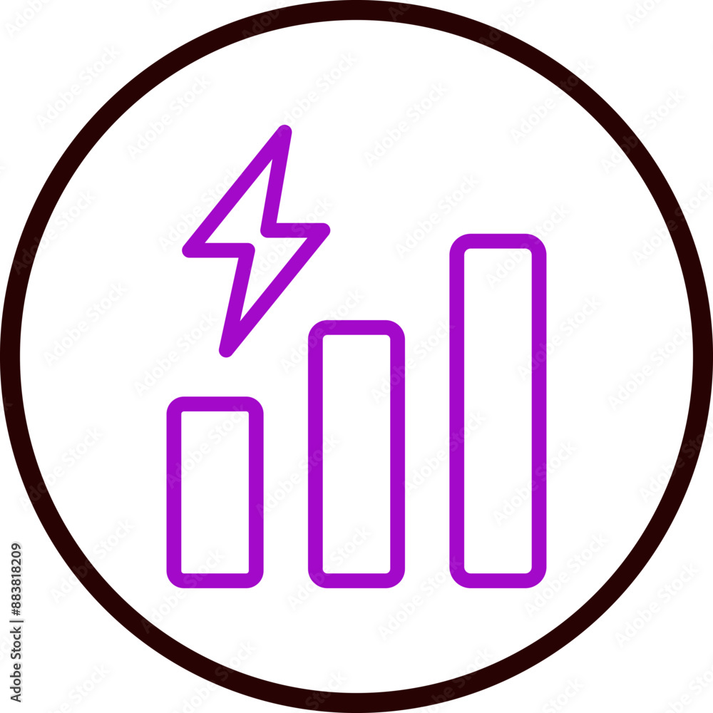Intensity Vector Line Purple Circle Black Intensity Vector Line Purple Circle Black