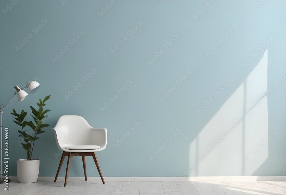 Mockup poster frame on the wall of the living room. Luxurious apartment background with contemporary design. Modern interior design. 3D render Mockup poster frame on the wall of the living room. Luxurious apartment background with contemporary design. Modern interior design. 3D render