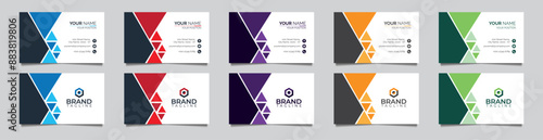 Stylish liquidity business card template