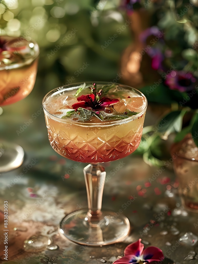 Effervescent Lime Seltzer Topped Drink Effervescent Lime Seltzer Topped Drink