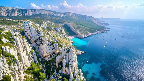 Fototapeta Naklejka Na Ścianę i Meble -  Day trip to the normandy national park of calanques