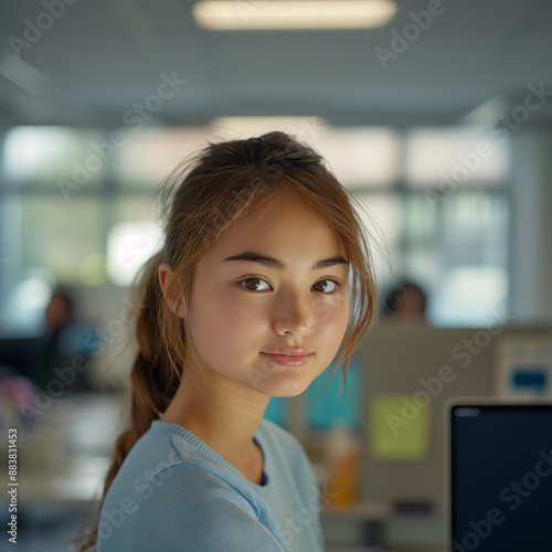 Professional Young Staff in Modern Office Environment