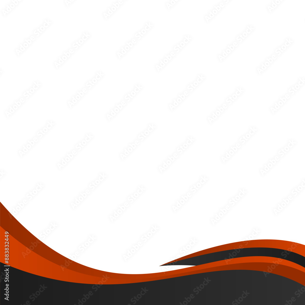 Abstract Modern Curved Footer Abstract Modern Curved Footer